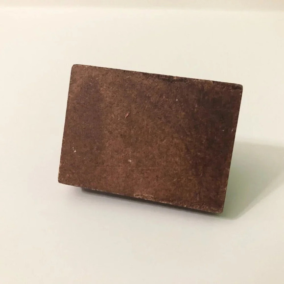 Vintage  Miniature Dolphin Metal Figurine on Wooden Stand Crystal Ball Sphere - Picture 7 of 7